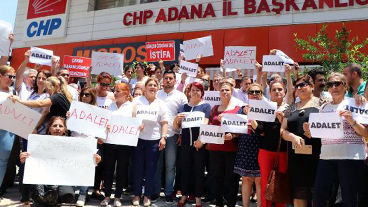 CHP'li kadınlardan 'Adalet' eylemi