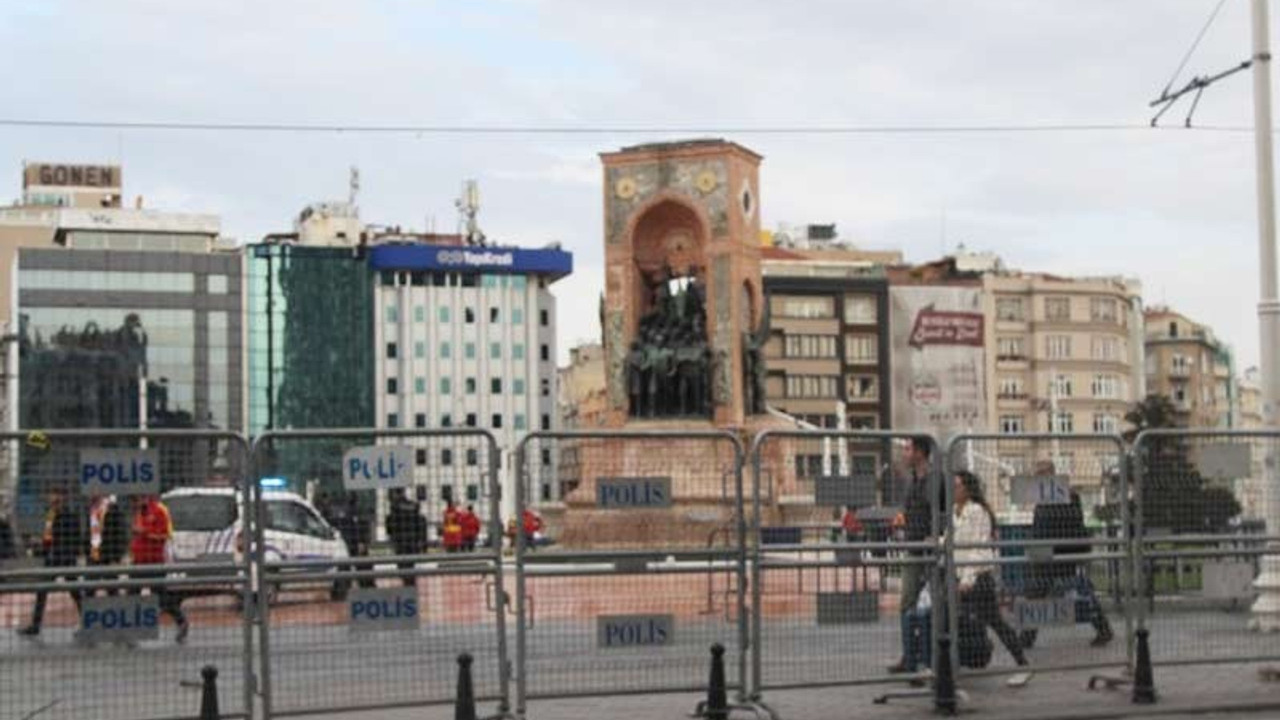 Taksim'de 8 Mart ablukası