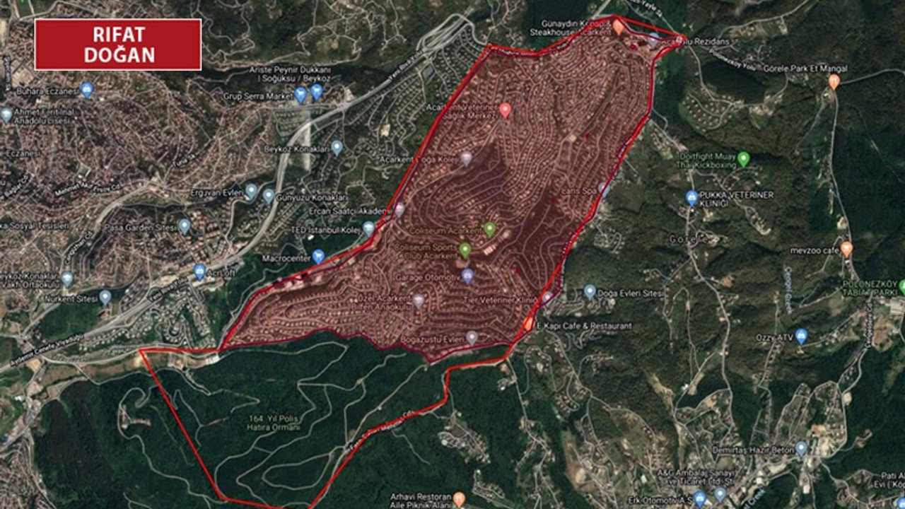 2 milyon metrekare ormanı yok eden Acarkent villalarının ruhsatları iptal edildi