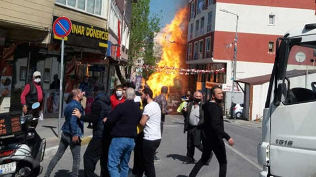 Beylikdüzü'nde patlama: 2 yaralı