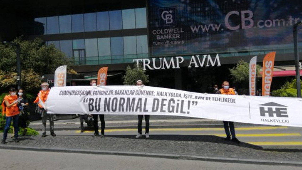 AVM önünde eylem: Bu normal değil