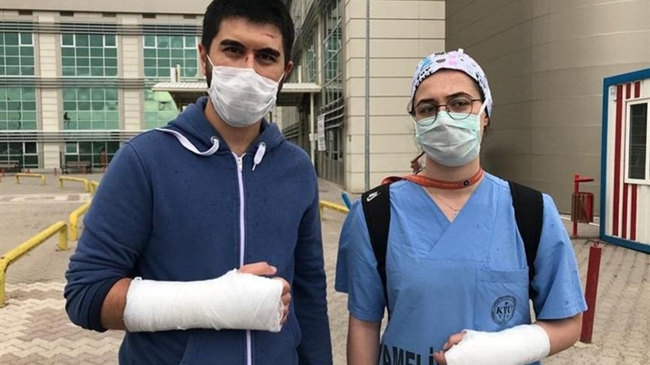 Coronayı yeni yenen ve görevinin başına dönen doktora vahşi saldırı