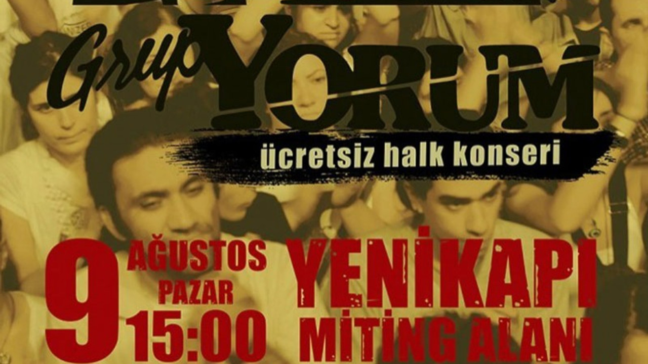 Grup Yorum konser verecek