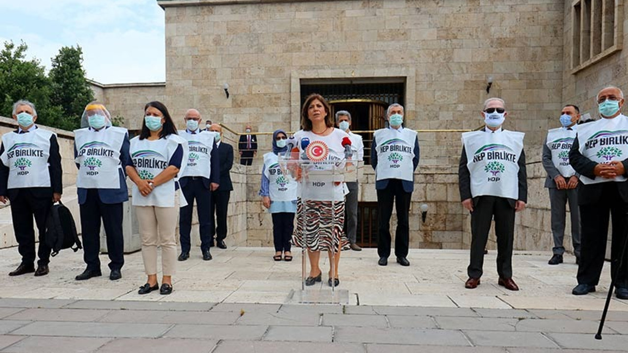 HDP'li Beştaş: Yürüyüşümüz, vekillikleri düşürülen, rehin alınan, kayyım atanan bütün arkadaşlarımız için