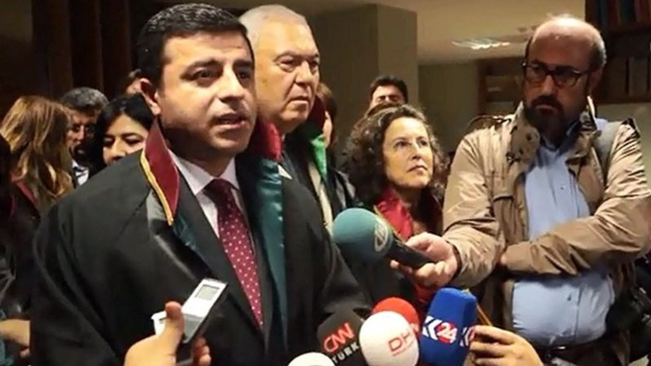 Demirtaş: Bir avukat olarak baro başkanlarının engellenmesini kınıyorum