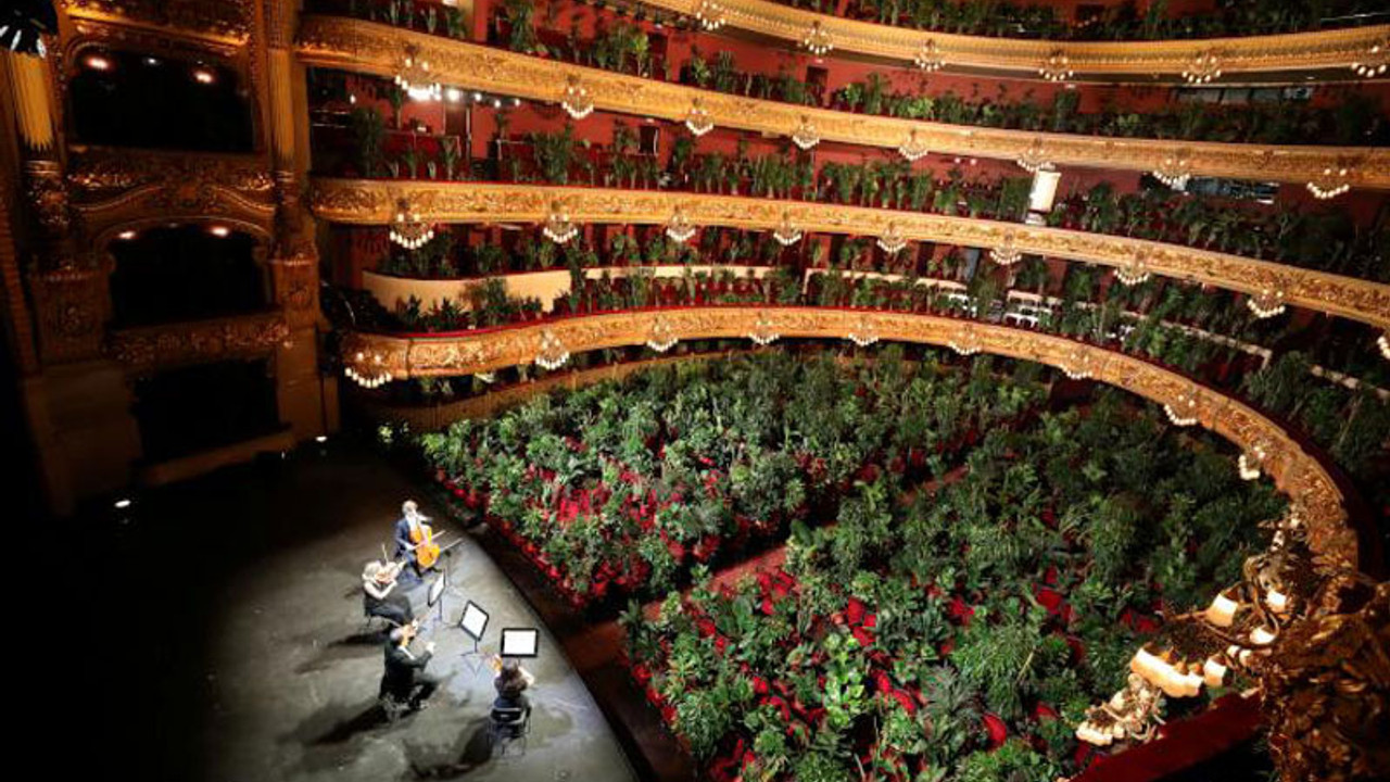 Barcelona operası ilk konserini bitkilere verdi