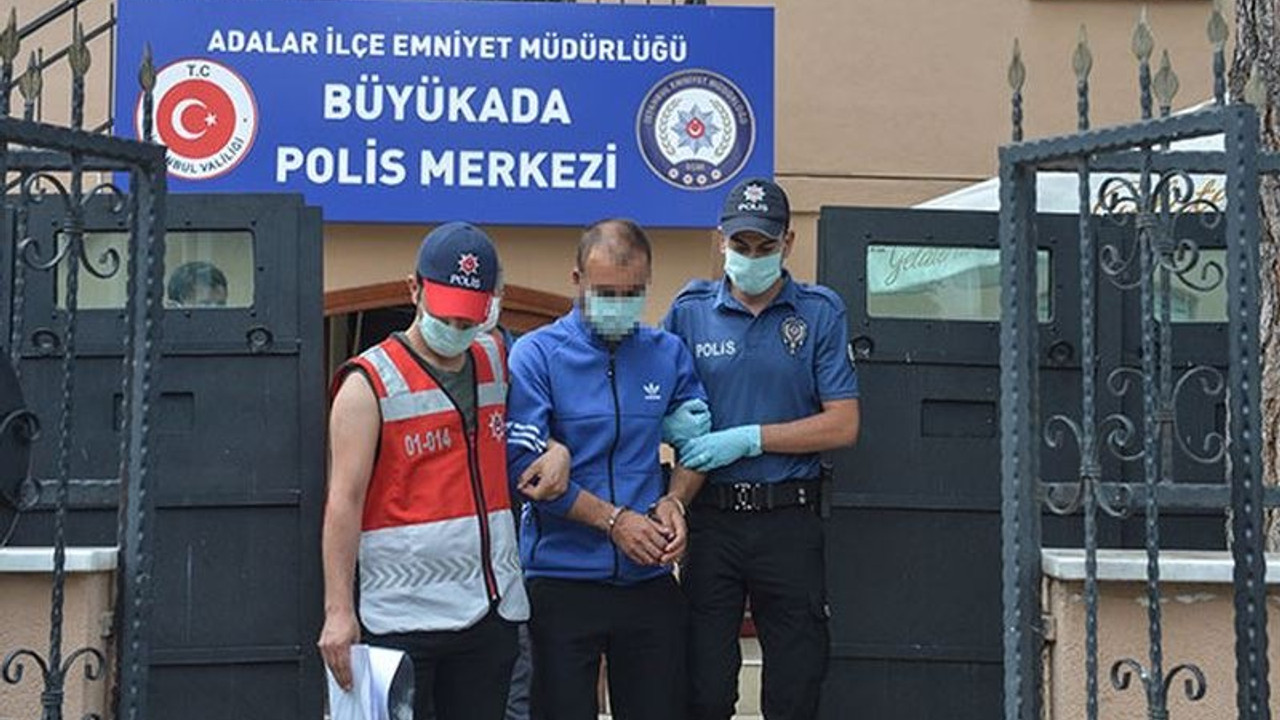 Heybeliada yangınıyla ilgili gözaltına alınan şahıs adliyeye sevk edildi