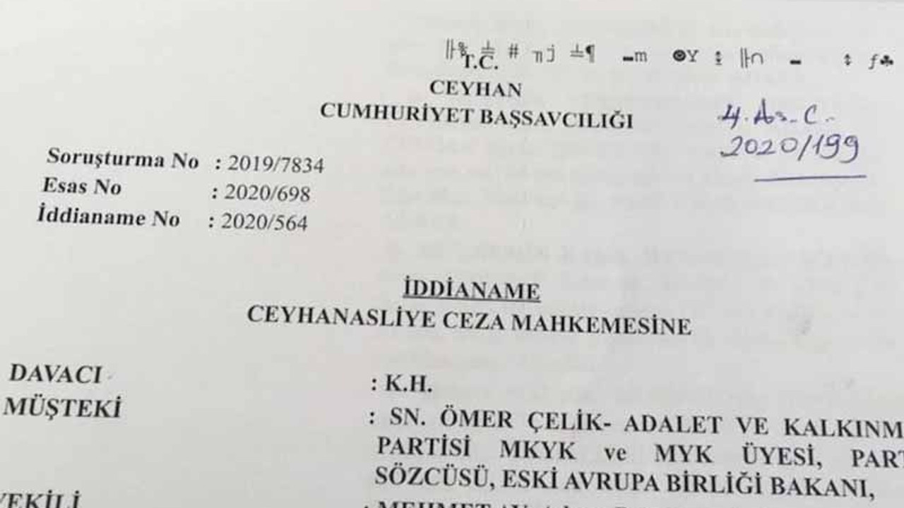 İddianamede Ömer Çelik'e 'sayın' denilmesi: 'Mahkeme salonları sarayın odalarına dönüşmüş haldedir'