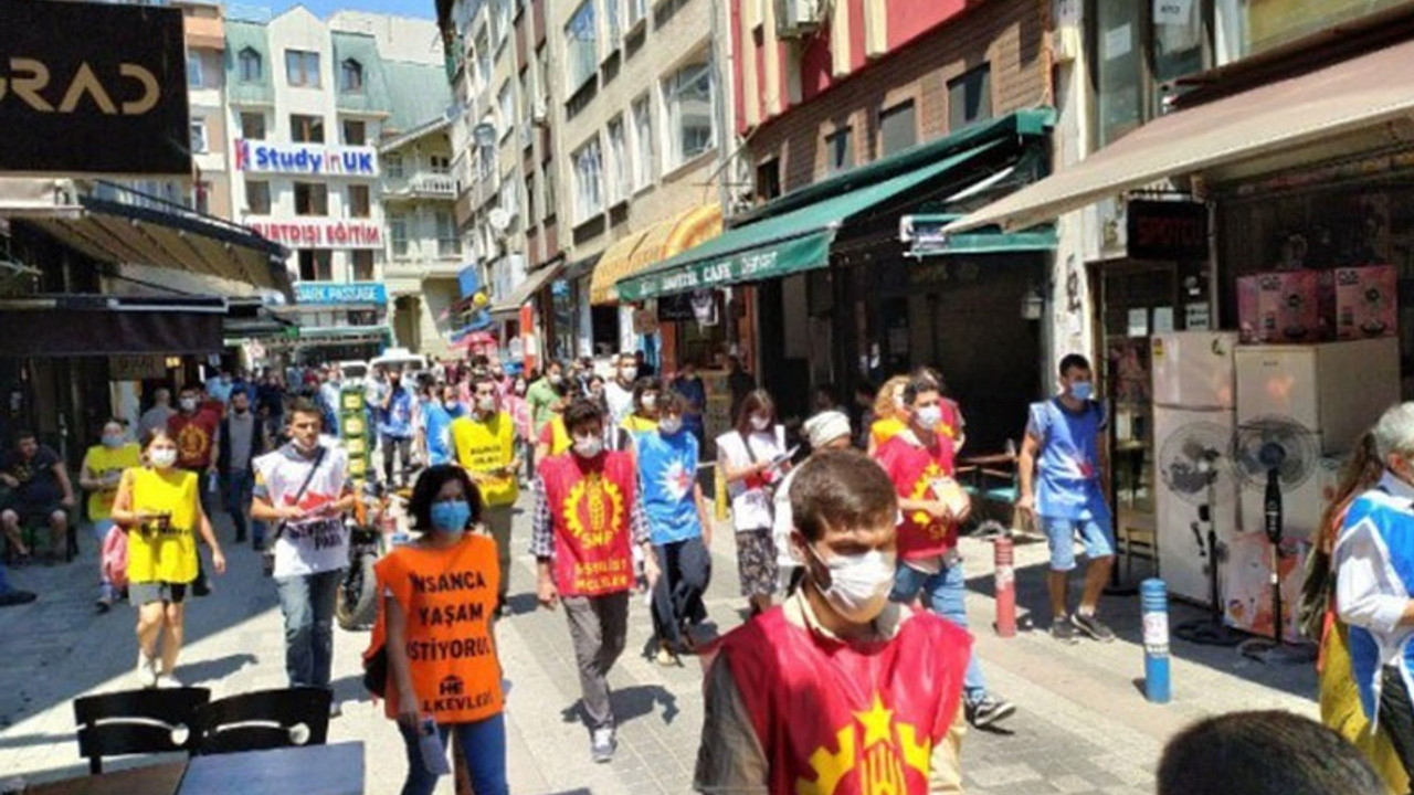 Suruç için bildiri dağıtanlara polis müdahalesi: 17 gözaltı