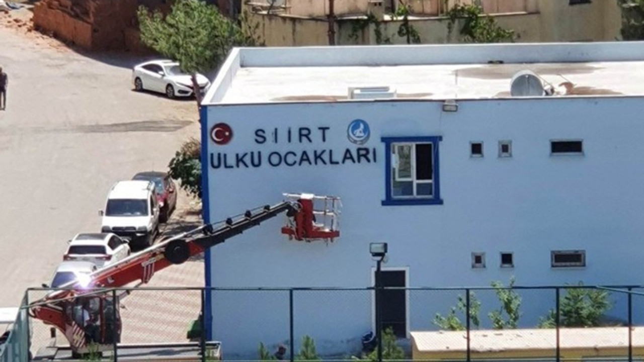 Siirt kayyımı taziye evini Ülkü Ocakları'na tahsis etti