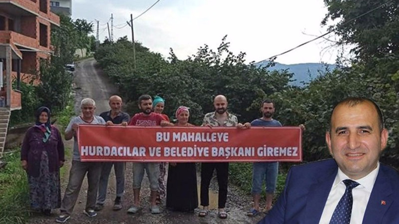 Sözünde durmayan AKP’li başkana tepki: Hurdacılar ve belediye başkanı giremez