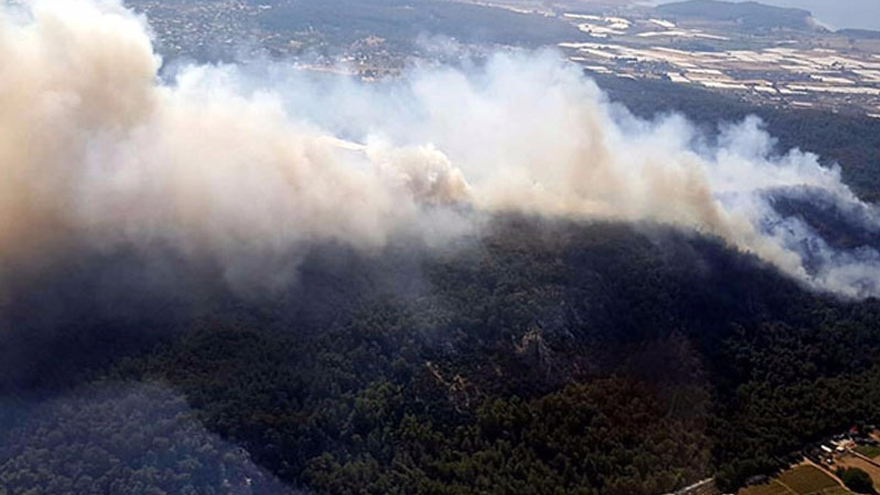 İzmir'deki yangında bir gözaltı