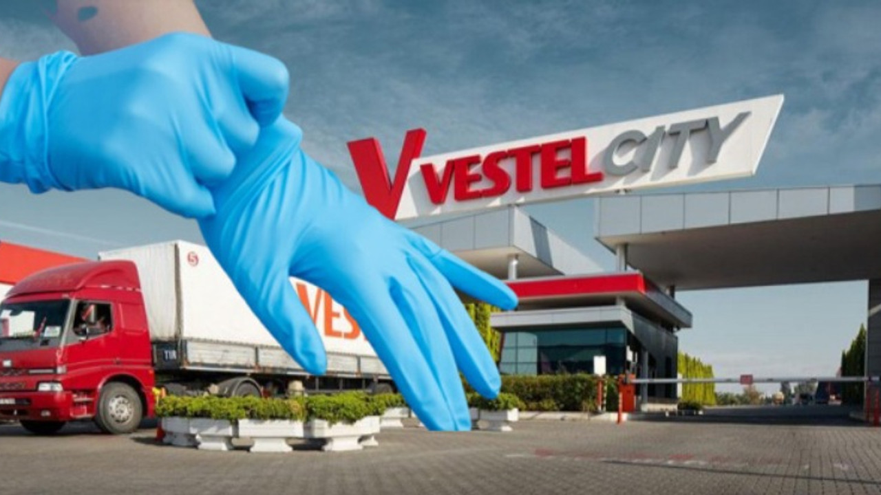 Vestel'de Coronavirus şüphelilerine mavi eldiven