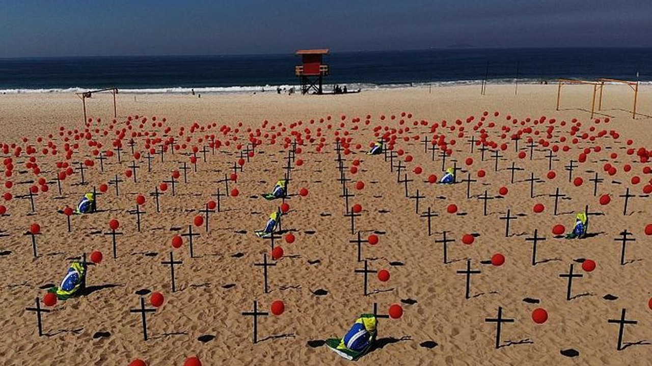 Brezilya'da Covid-19'dan ölenlerin sayısı 100 bini geçti