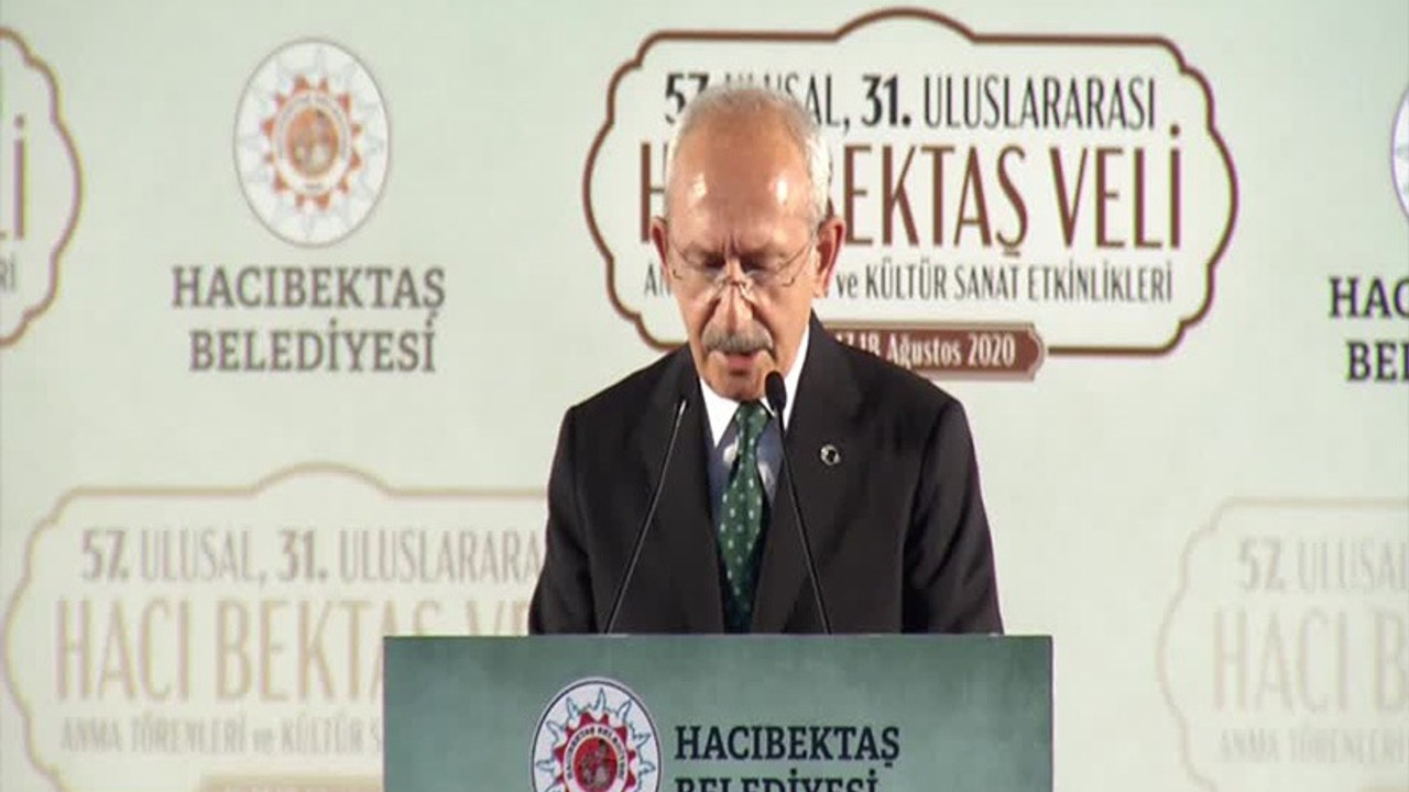 Kılıçdaroğlu: Hacı Bektaş düşünceleriyle ortak değeridir