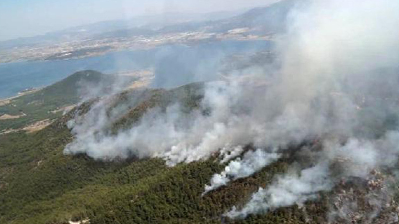 İzmir'deki yangın 3'üncü gününde