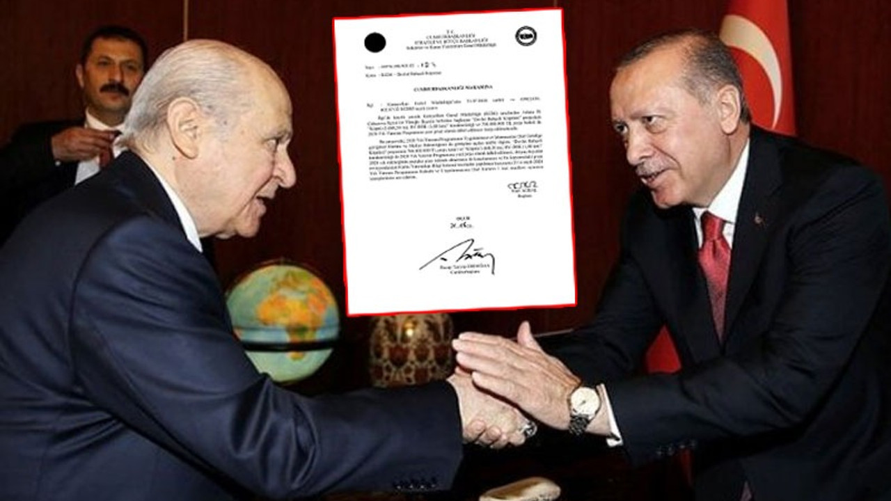 Erdoğan'dan Bahçeli'ye 700 milyonluk jest