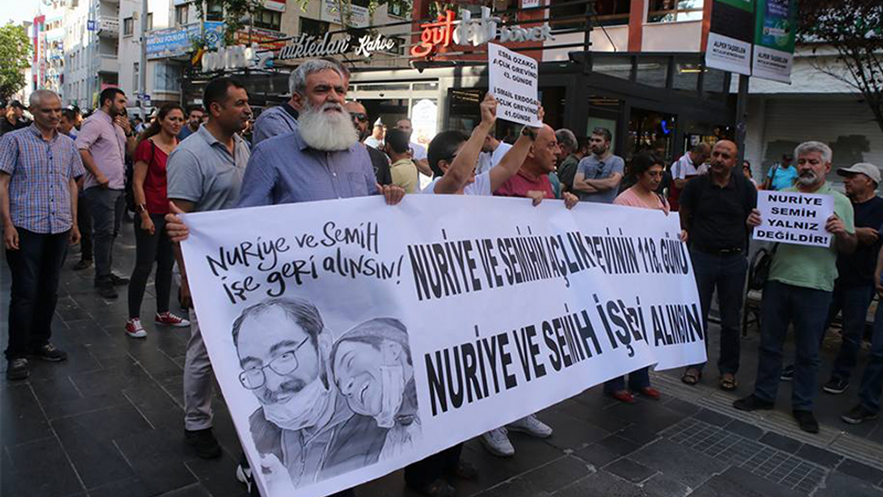 Nuriye ve Semih'in açlıklarının 118. gününde de polis saldırısı