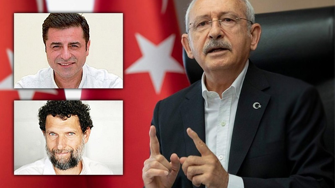 Kılıçdaroğlu'ndan Kavala ve Demirtaş mesajı: Göğüslerinde şeref madalyası olarak taşıyacaklar