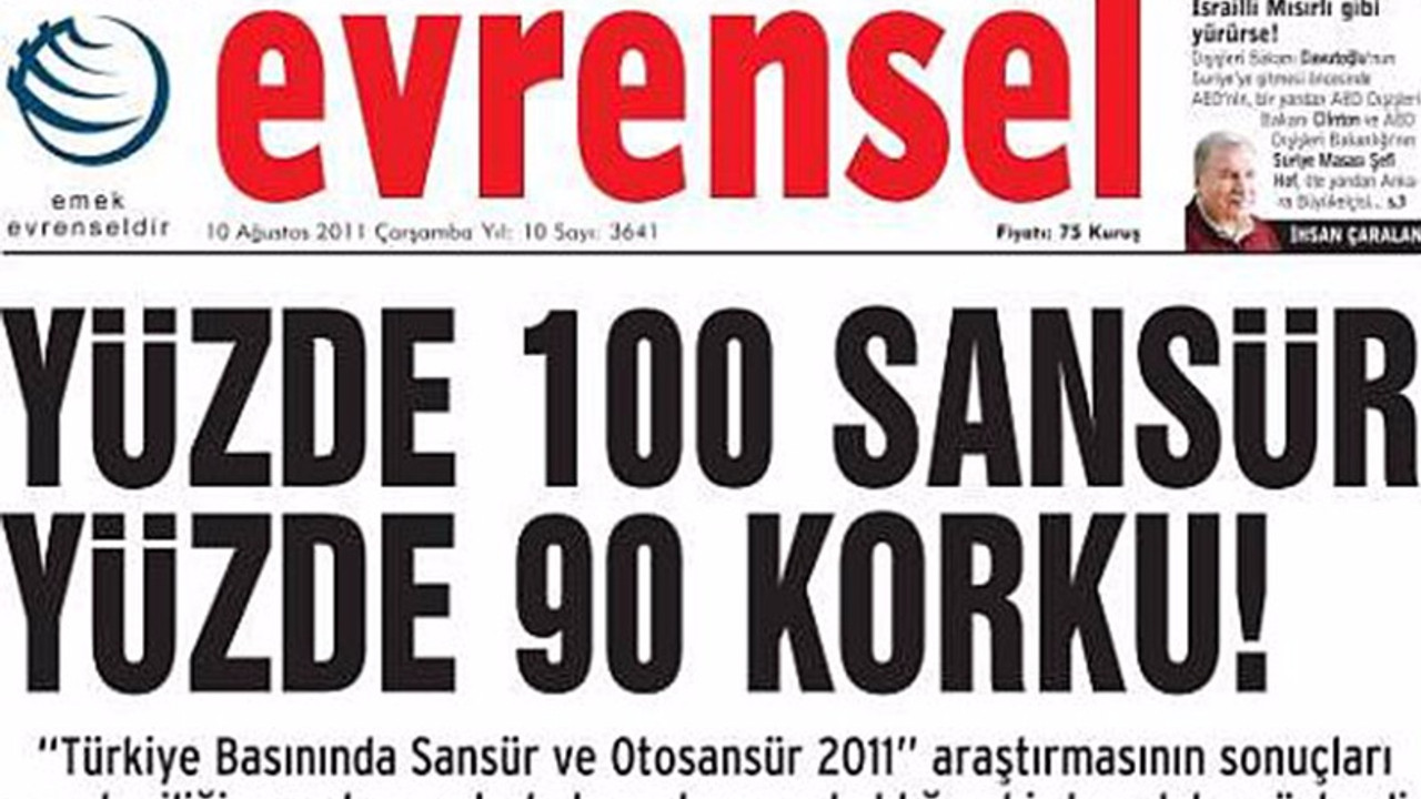 Evrensel gazetesi ve gençlik eki suç unsuru sayıldı