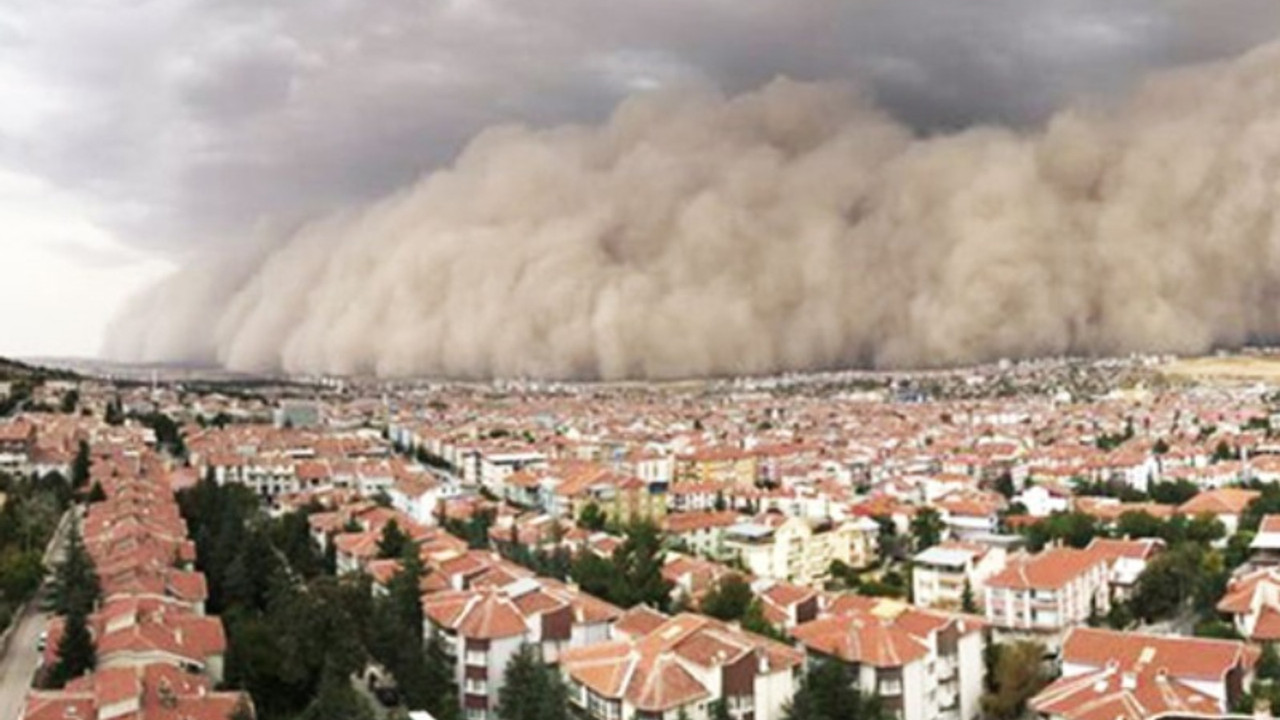 Meteoroloji'den toz bulutu için yedi ile uyarı