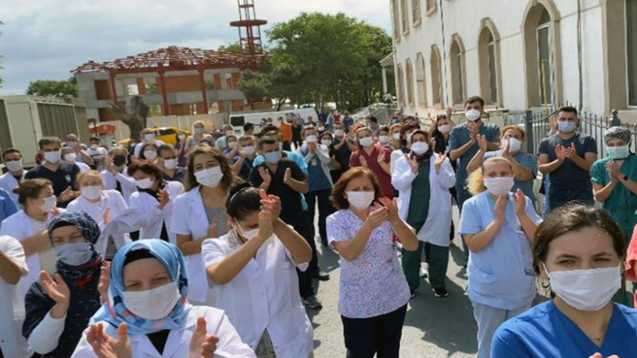 Sağlık çalışanları yürüdü: Sağlıkta şiddet pandemi ilan edilmeli