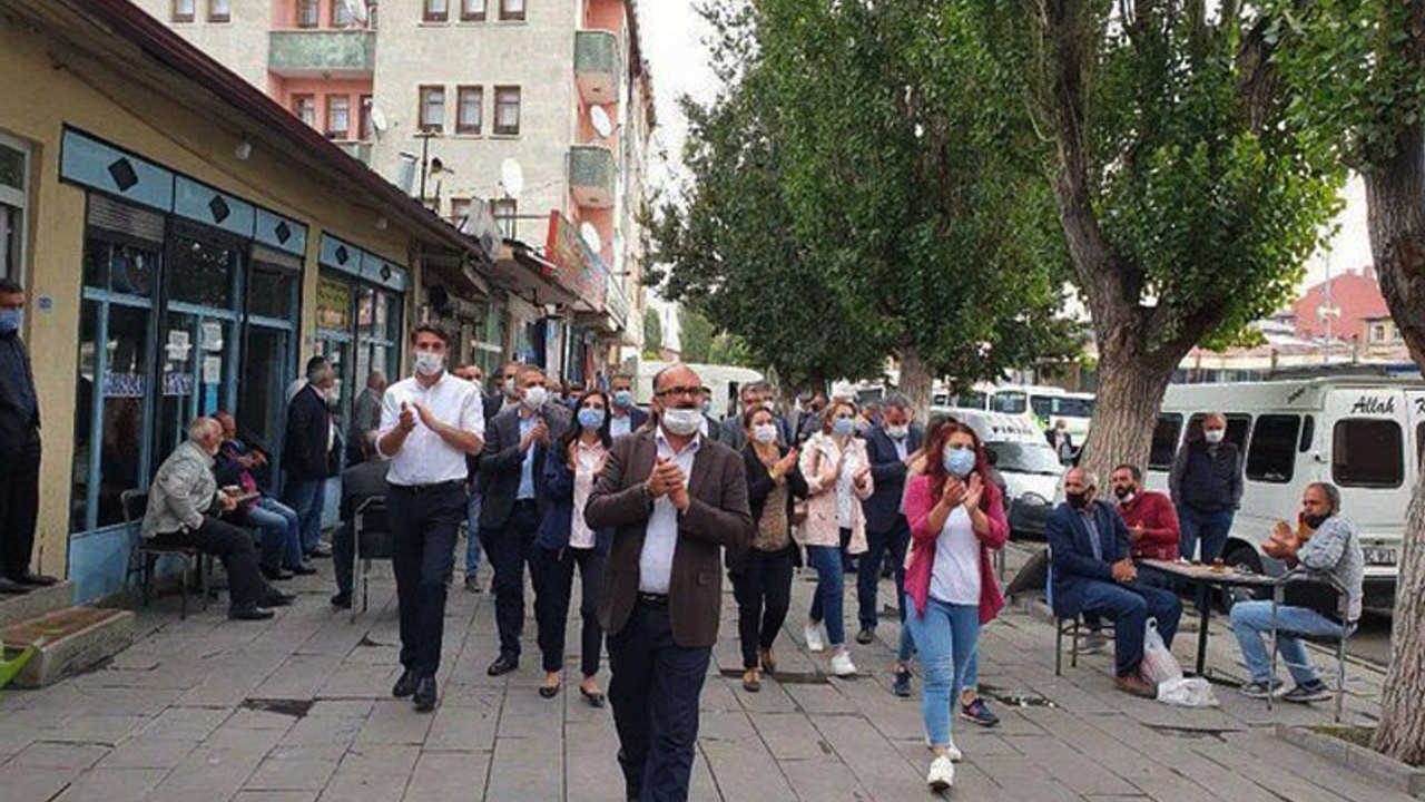 Kars'ta Bilgen'e destek eylemi: Gasp edilmek istenen Kürt'ün, Türk'ün, Azeri'nin, Terekeme'nin iradesidir