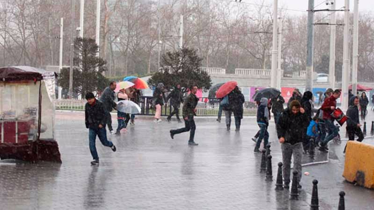 İstanbul için 'turuncu uyarı'