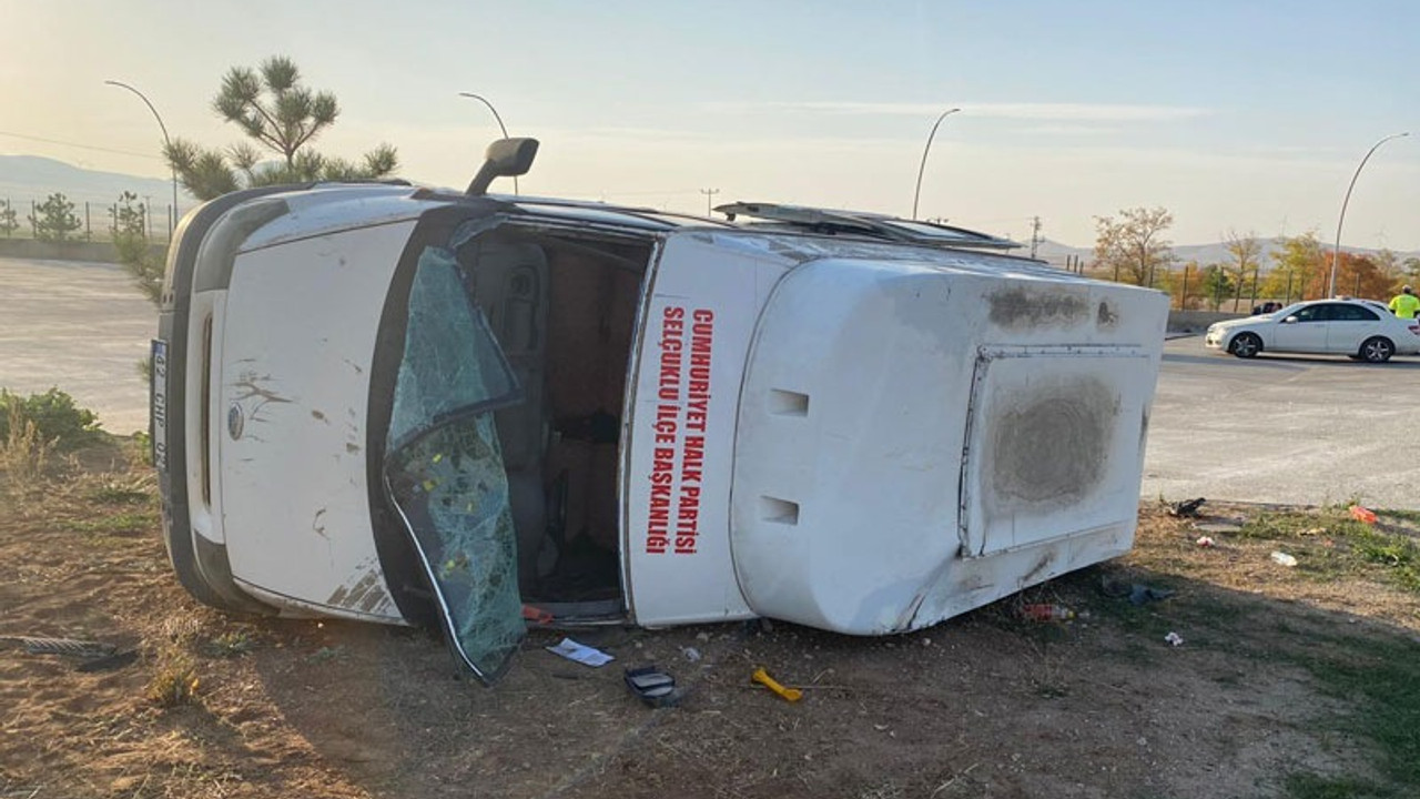 10 Ekim anması için Ankara'ya giden CHP'liler trafik kazası geçirdi