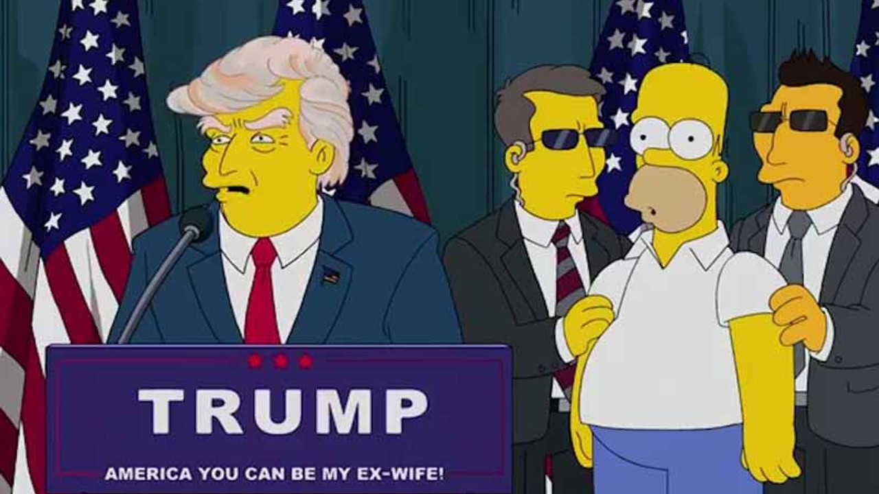 The Simpsons dizisinden Trump'ı seçmemek için 50 neden