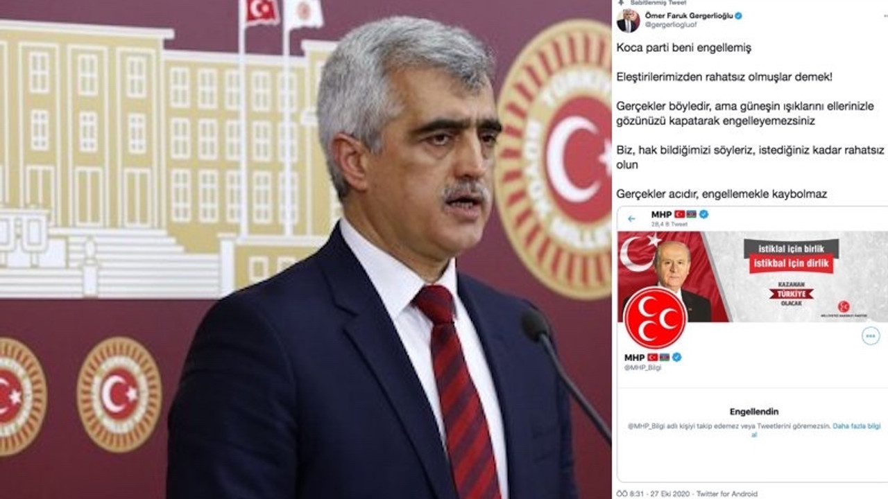 MHP, HDP'li Gergerlioğlu'nu engelledi: Gerçekler acıdır, engellemekle kaybolmaz