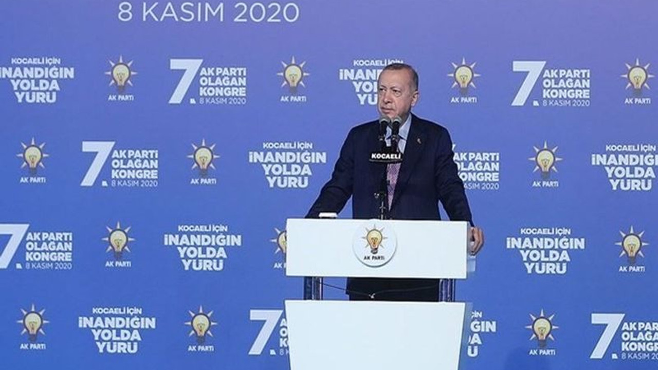 Erdoğan 'bakın burası çok önemli' dedi, parti kongresinde muhalefeti hedef gösterdi