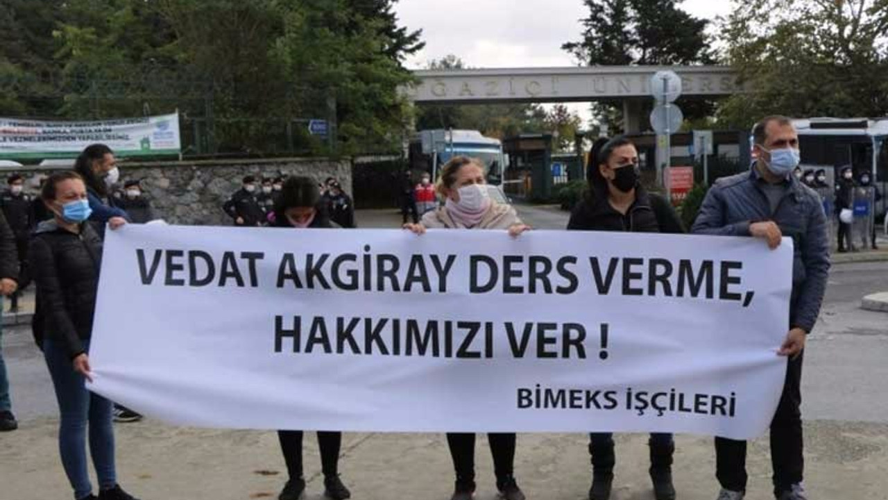 BİMEKS işçileri gözaltına alındı