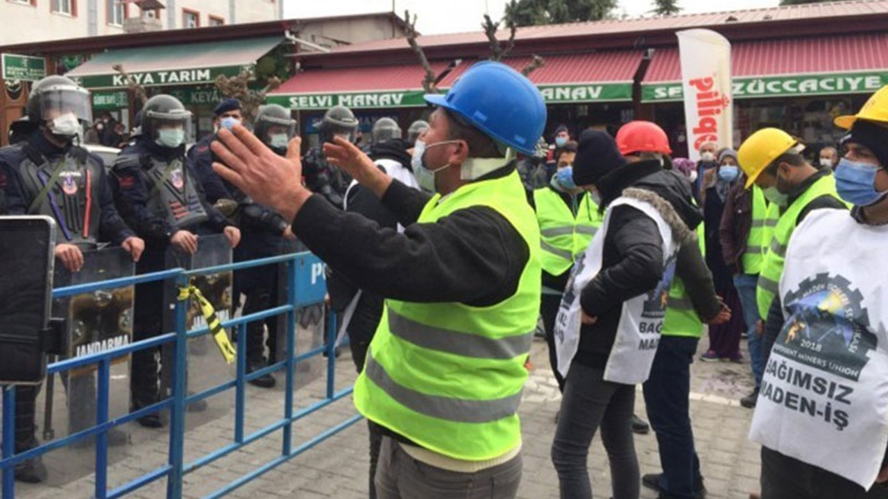 Ankara’ya yürümek isteyen işçilere müdahale: 30 işçi gözaltına alındı