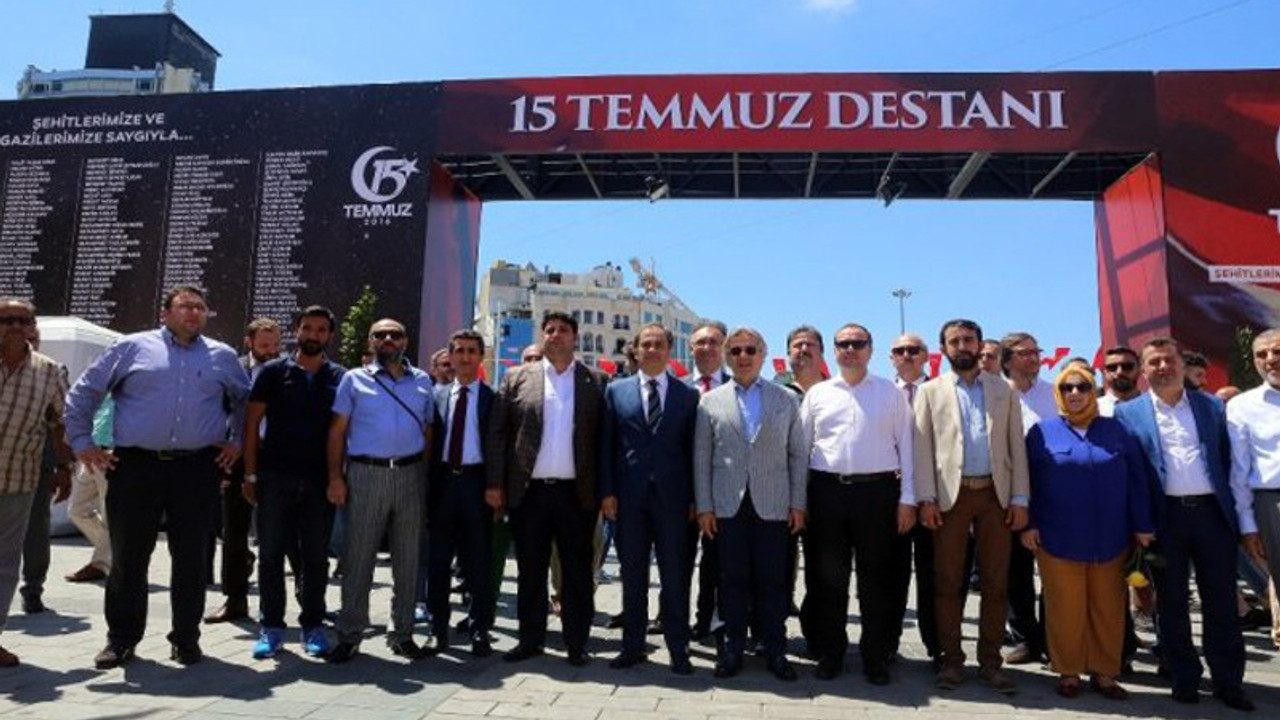 Taksim'de herşey yasak, 15 Temmuz serbest