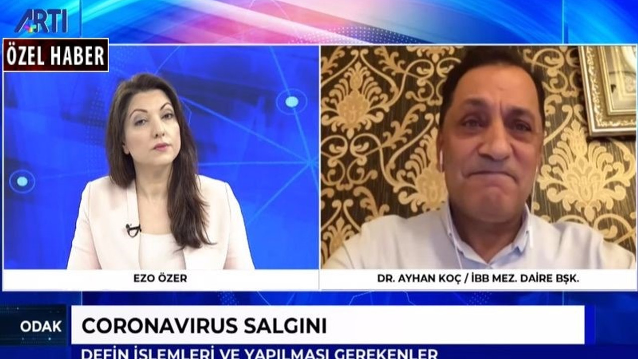 Mezarlıklar Dairesi Başkanı Dr. Koç: İstanbul'da dün 210'un üzerinde cenaze vardı