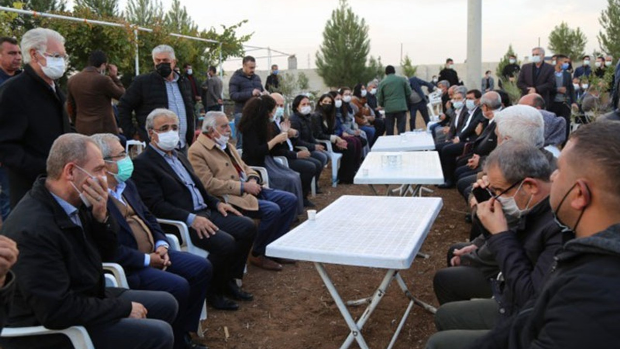 Mithat Sancar, Ahmet Türk ve Hamit Kılınçaslan'ın ailesine taziye ziyaretinde bulundu