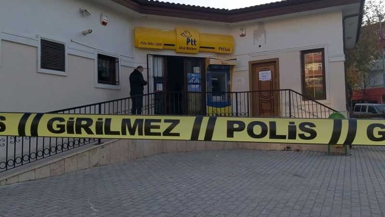PTT şubesinde silahlı soygun