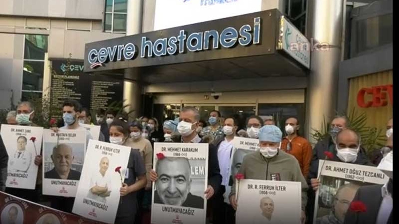 Hayatını kaybeden doktorlar için saygı duruşu: Vebali bu rejimin üzerinedir