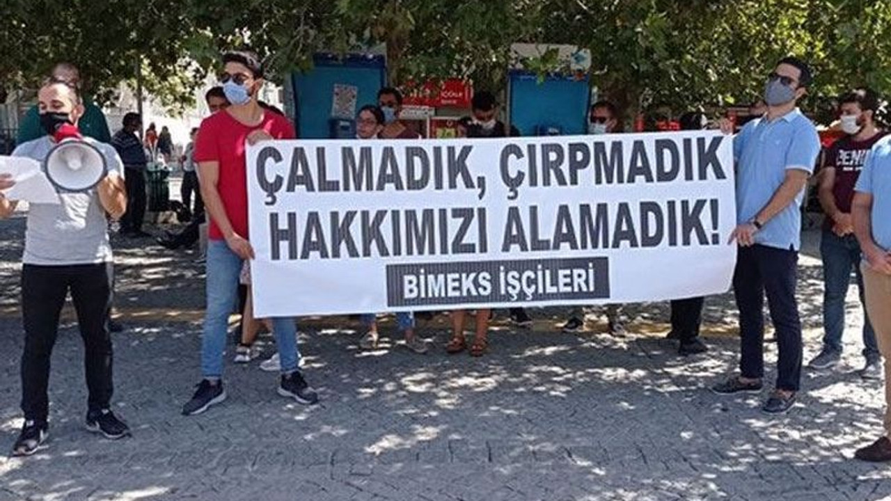 Haklarını isteyen BİMEKS işçileri yine gözaltına alındı