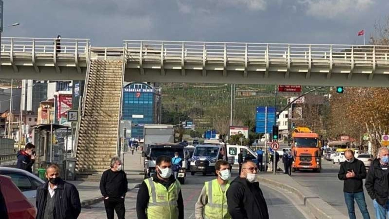 AKP'li Pendik Belediyesi, İBB ekiplerinin yolunu kesti