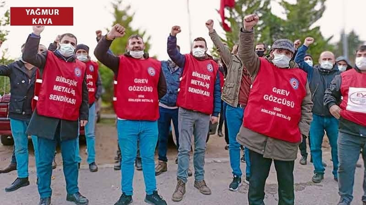 Metal işçileri greve çıktı: 5 gözaltı