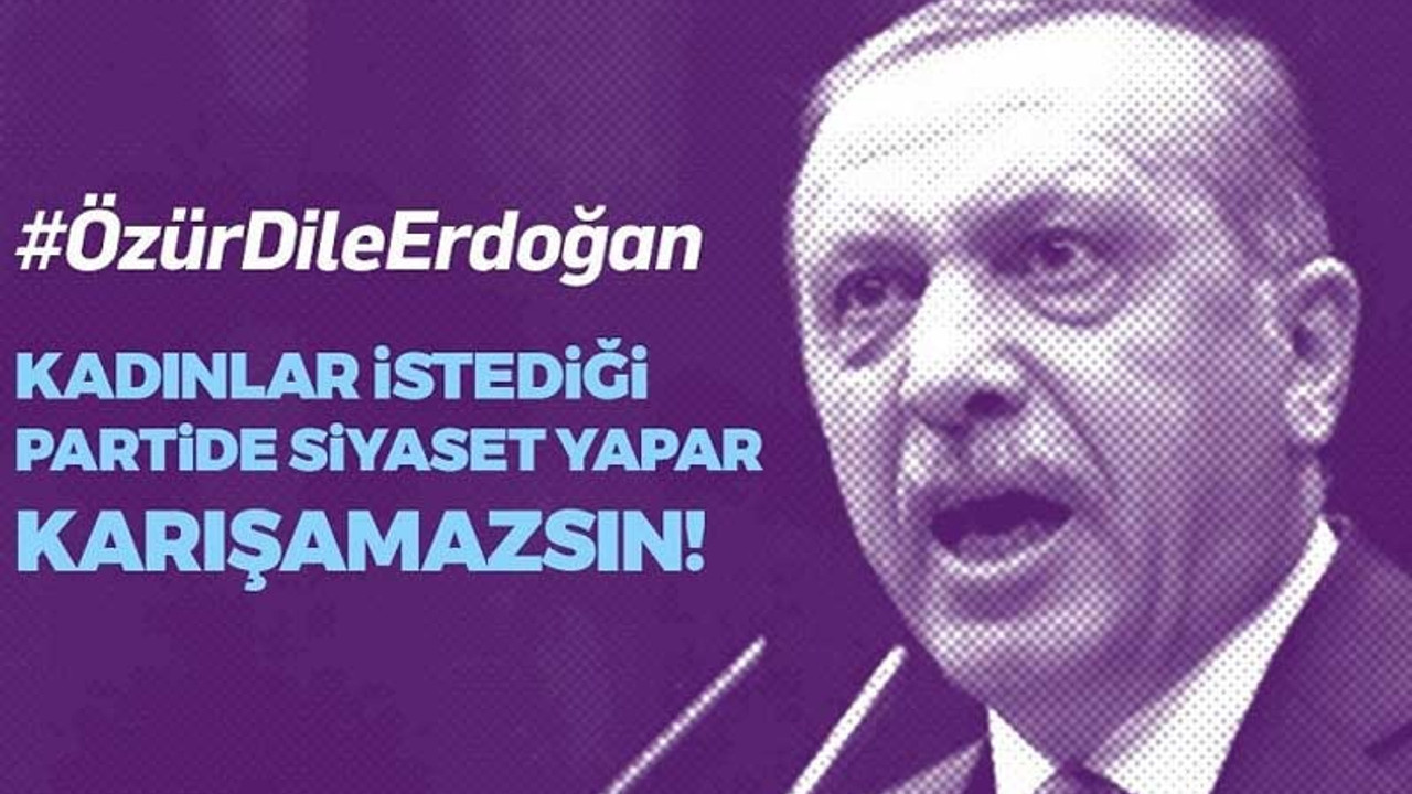 Sosyal medyada Erdoğan tepkisi: Özür dile Erdoğan