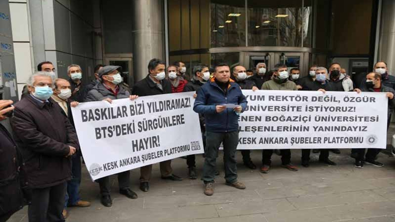 KESK: Boğaziçi bileşenlerinin yanındayız