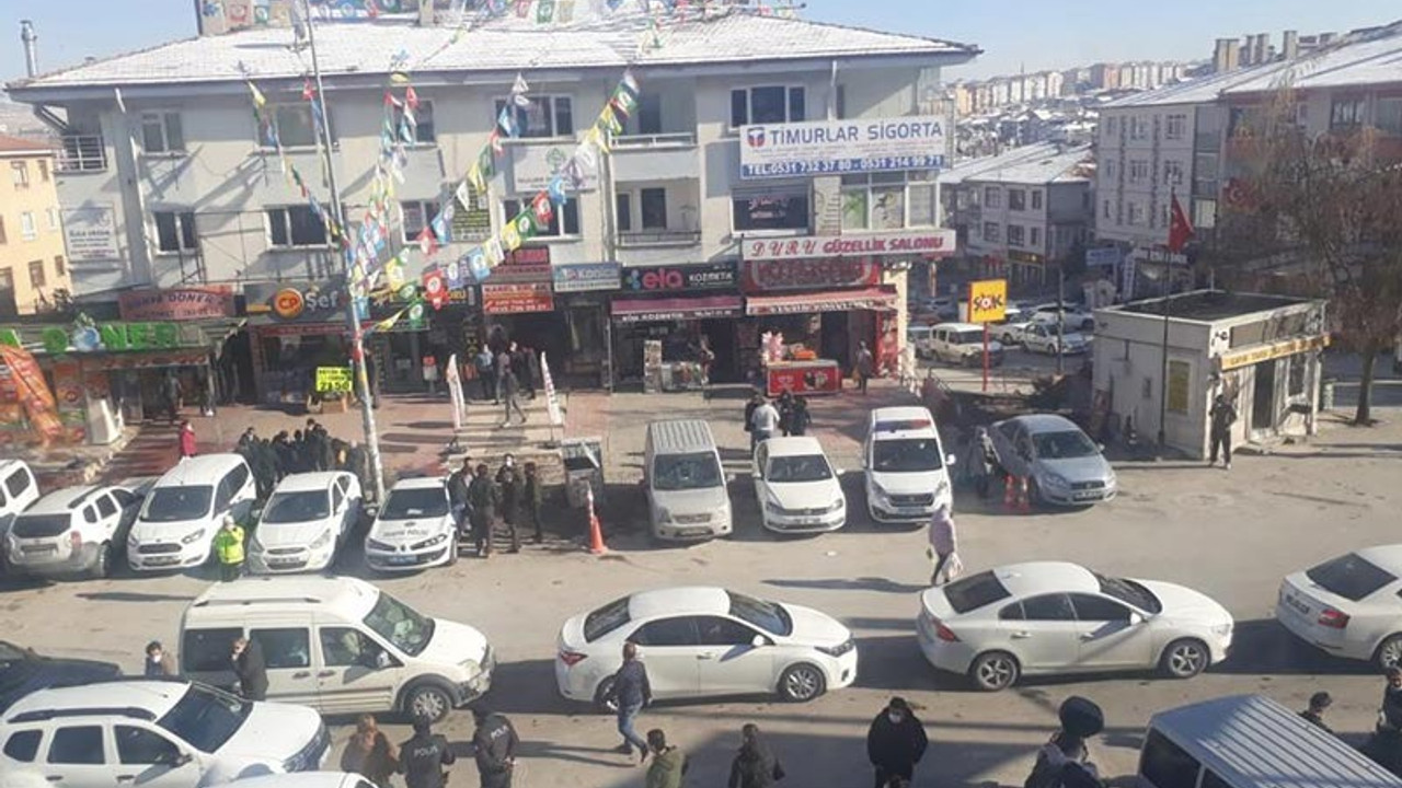 HDP Mamak İlçe Binası polis ablukası altına alındı