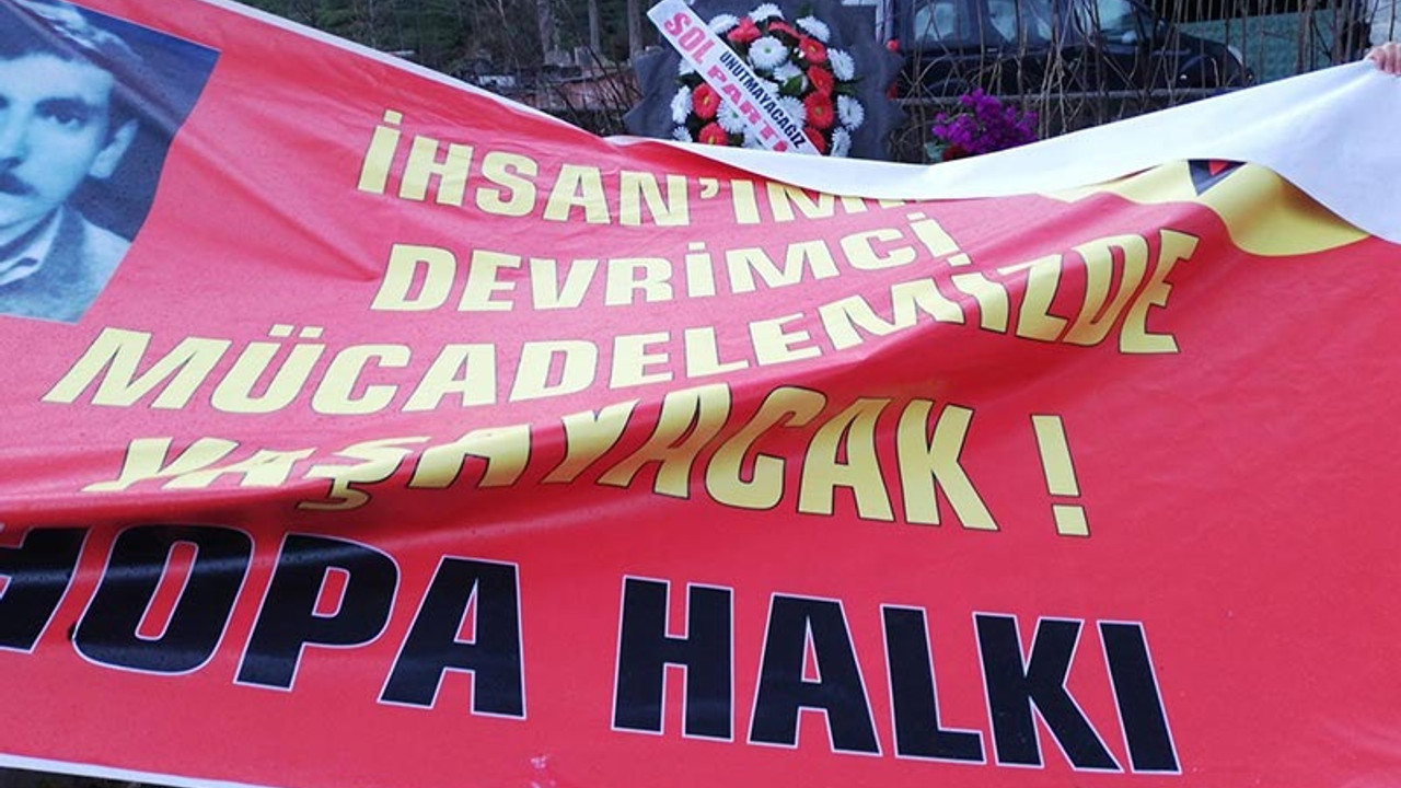 Hopa'da yapılmak istenen İhsan Hacımuratoğlu anmasına jandarma müdahale etti