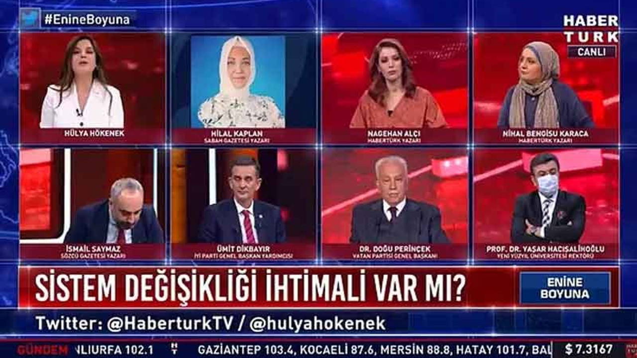 Hilal Kaplan HaberTürk yayınından kovuldu