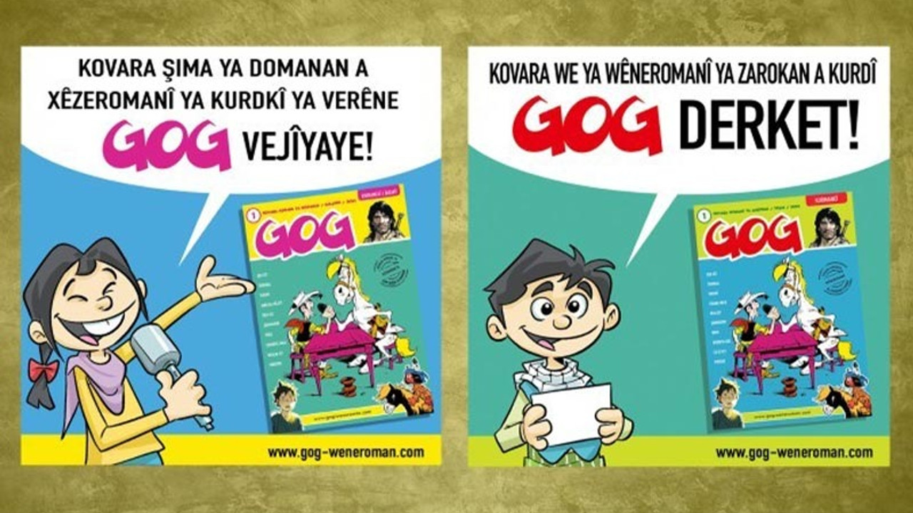 İlk Kürtçe çizgi roman çocuk dergisi 'GOG' yayın hayatına başladı