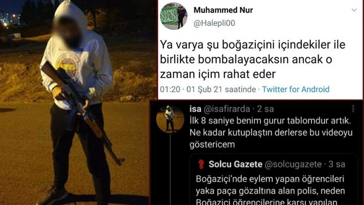 Beyazıt'ta eylem yapan grup üyelerinden Boğaziçi öğrencilerine 'bombalama' tehdidi