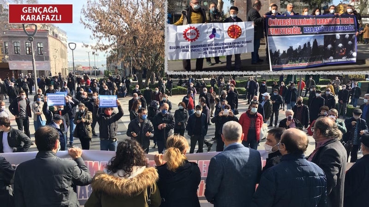 Trabzon'da Boğaziçi öğrencilerine destek, polis şiddetine kınama